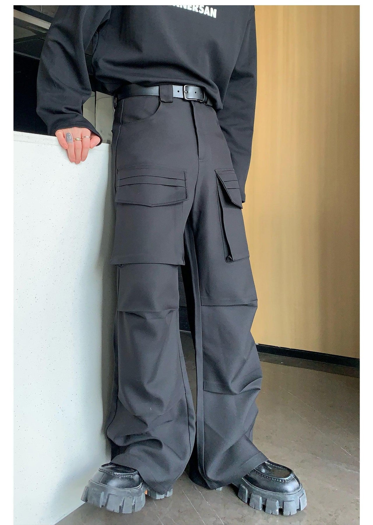 Dripdunk Rebel Cargo Pants - Black