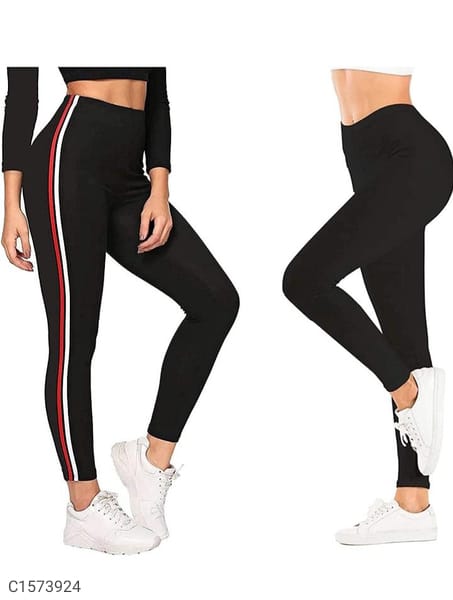 BUY 1 GET 1 FREE COMBO - Cotton Side Stripe Sports Bottom