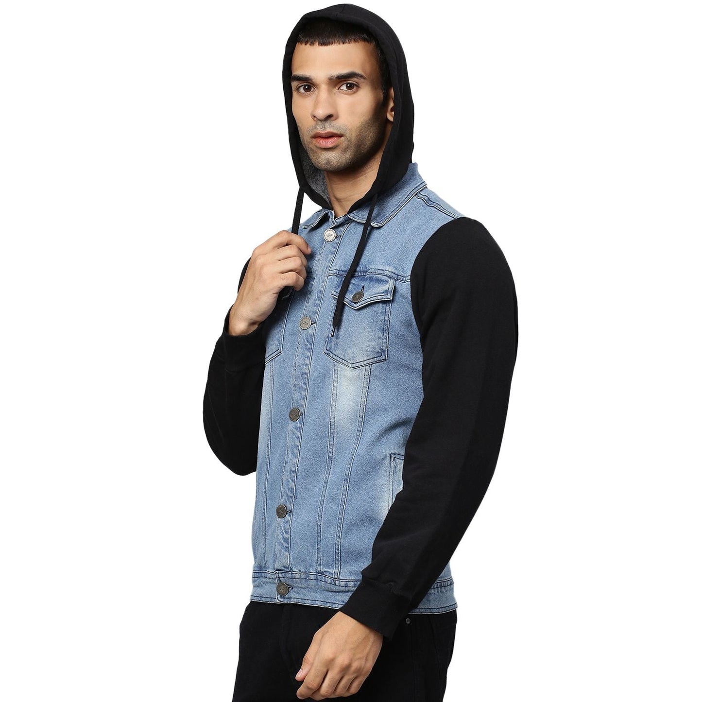 Campus Sutra Denim Solid Full Sleeves Regular Fit Jacket