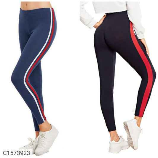 BUY 1 GET 1 FREE COMBO - Cotton Side Stripe Sports Bottom