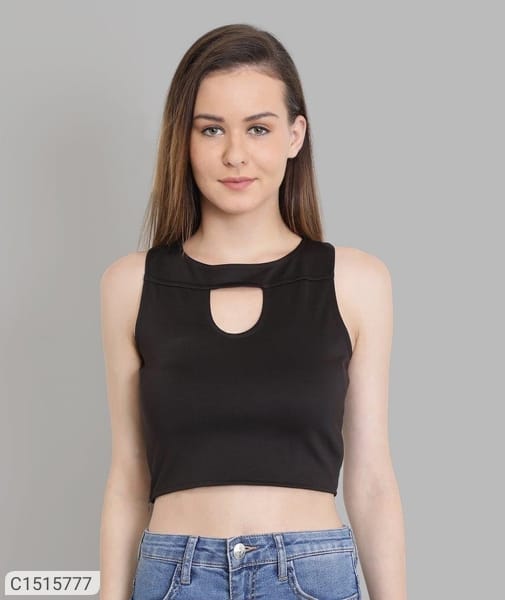 Cole crop top - Black