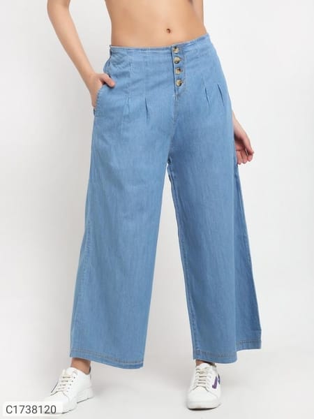 Bosca Flared Pants - Lite Blue